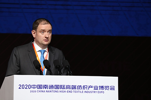 比利時必佳樂公司中國區(qū)銷售總監(jiān)貝艾明發(fā)言